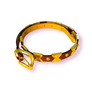 “MOD DEPOSE” Incomparable Italian Leather Belt. 30”x3/4”. $175, Preowned.